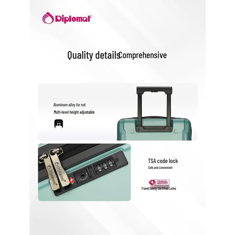 Diplomat TC-26082 Hardside Luggage with TSA Lock