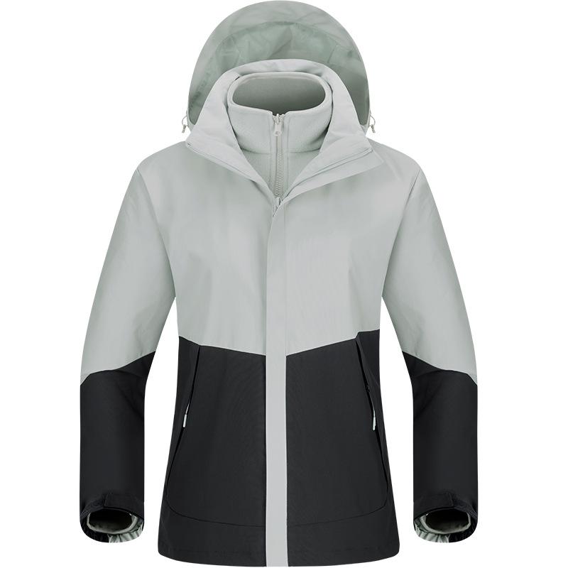 2025 Unisex 3-in-1 Detachable Small Mountaineering Jacket - Windproof & Waterproof