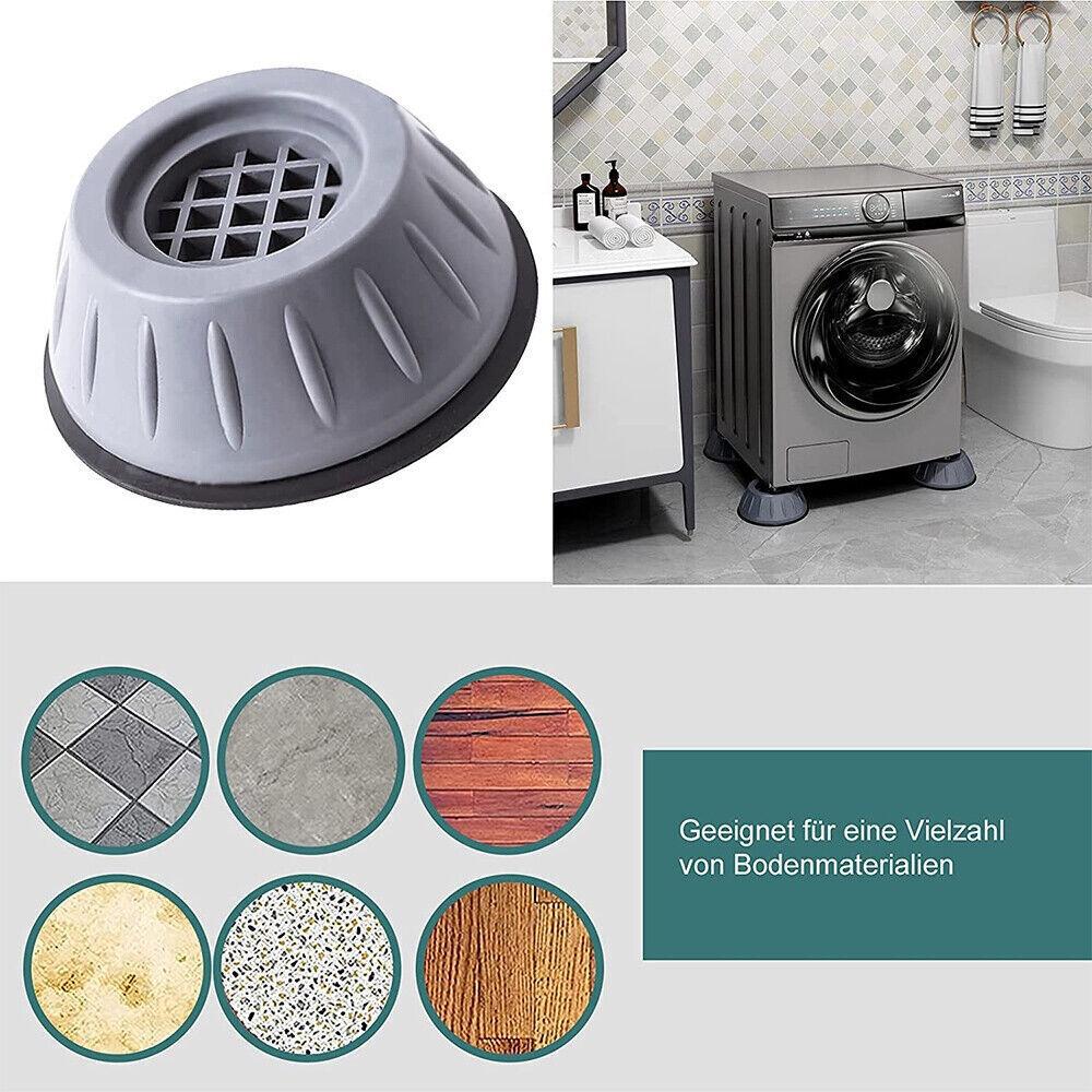4 Stück Maschinenwaschunterstützungsmatte Antivibrationsbein Stopper Fußpolster Füße Pads