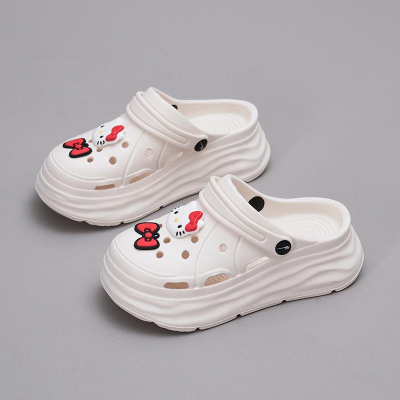Cartoon soft bottom heightening slippers new