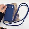 Crossbody Lanyard Strap Mattes TPU Handyhülle für Google Pixel 6 7 9 10 Pro XL 10A 9A 8A 7A 6A Silikon Weiche Wellenpunkt Abdeckung