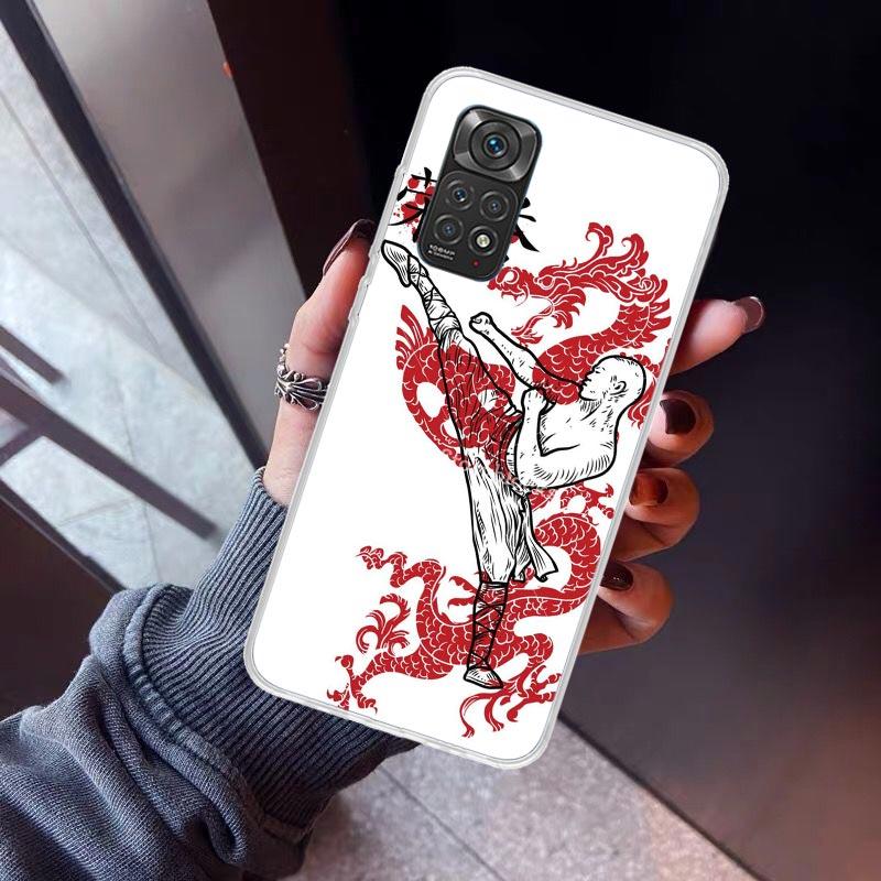 Kungfu Taekwondo Phone Case For Xiaomi Redmi Note 10 11 12 13 14 15 Pro Plus 11S 12S 14S 11T 11E 10S Soft TPU Back Cover Redmi N