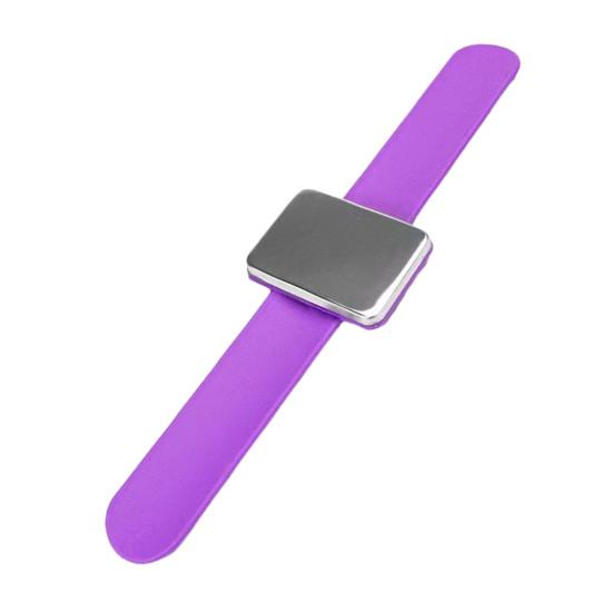 

Силиконовый магнитный браслет для игл Многоцелевая подушечка для булавок для шитья Держатель для аксессуаров для заколок Защелкивающееся кольцо Швейные аксессуары фиолетовый