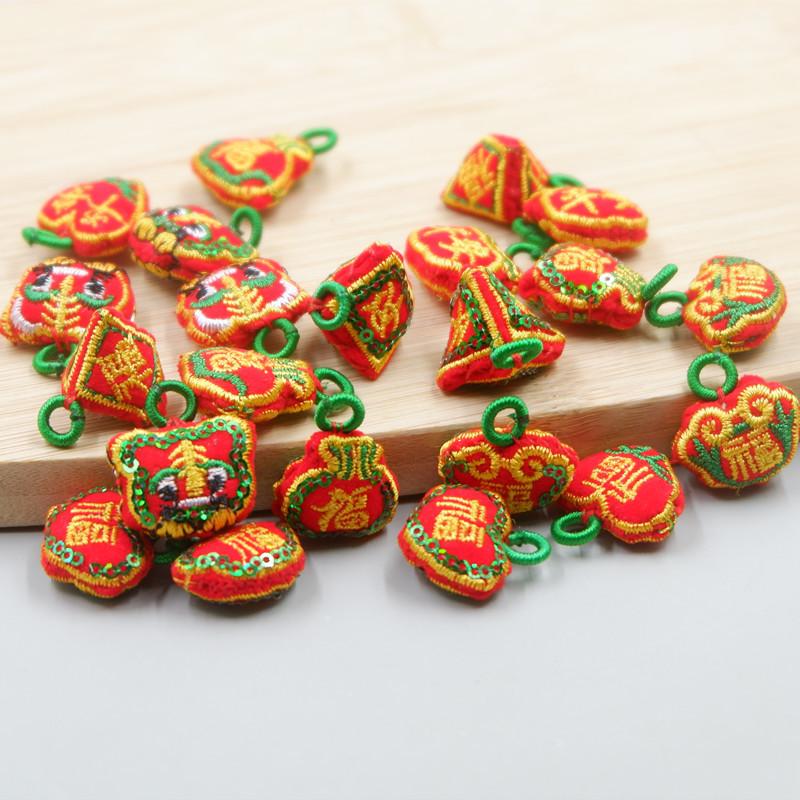 Dragon Boat Festival Diy Bracelet Small Zongzi Accessories Material Handwoven Tiger Sachet Pendant Hand Rope Accessories