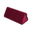 1PC Velvet Triangle Folding Glasses Women Case Elegant Sunglasses Case Purse Hard Men Elegant Reading Glasses Box