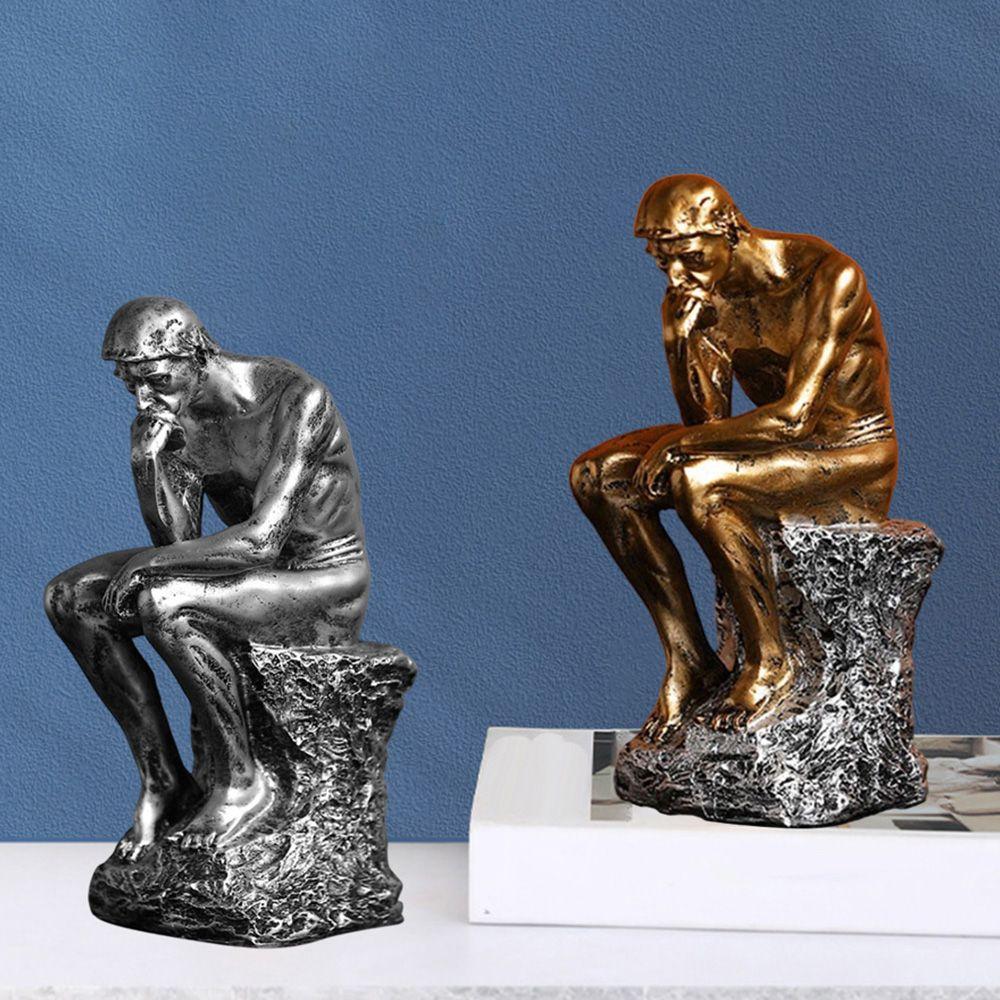 Buy Sculpture Ornaments Office Bookshelf Figure Sculpture Resin Figurines Statue Tabletop