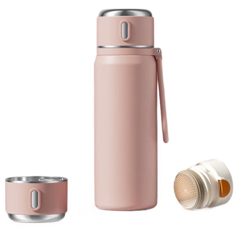 Xiao Yue Ya Coral Pink Insulated Sport Bottle