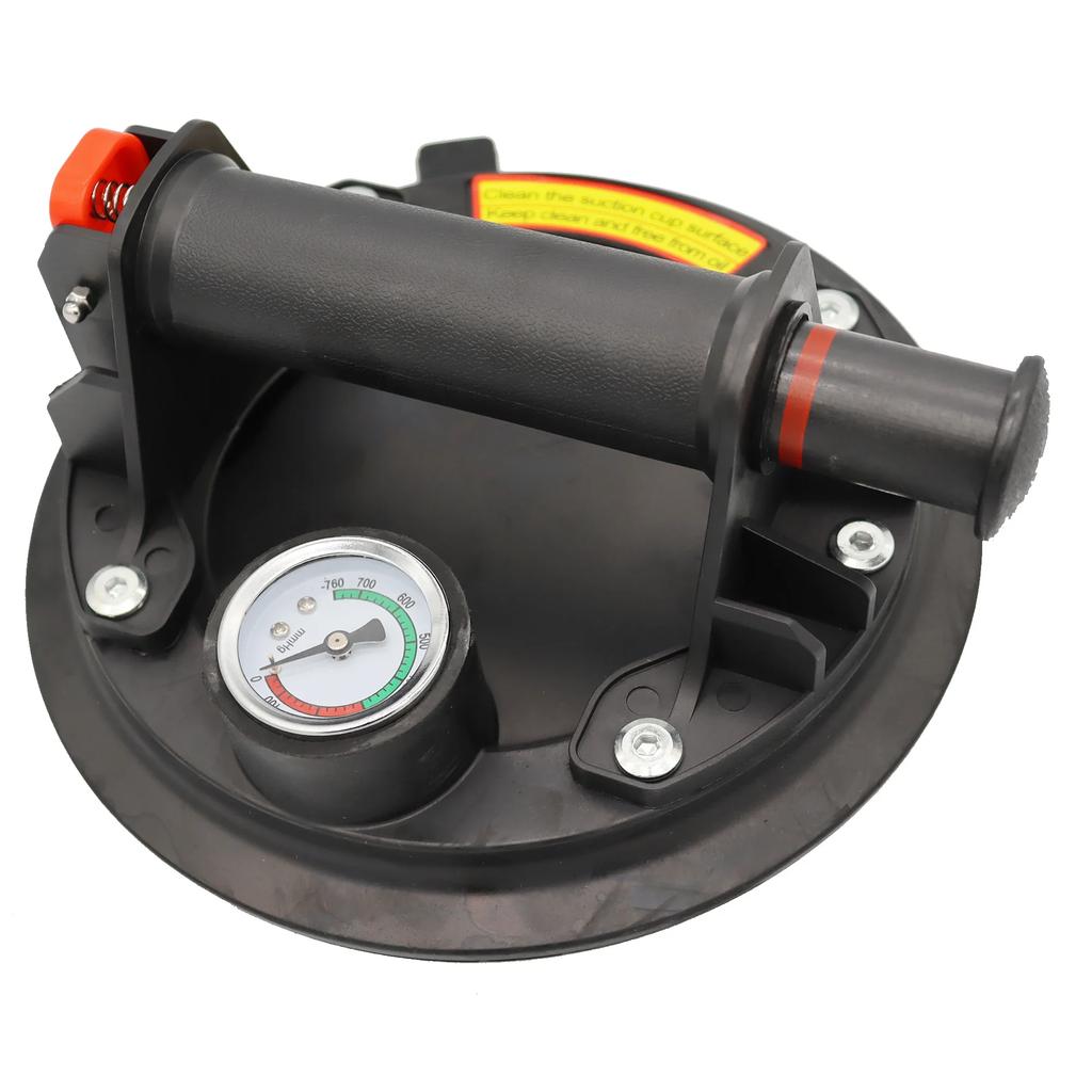 Heavy duty 8 inch vacuum suction cup, powerful glass regulator for granite and glass window replacement