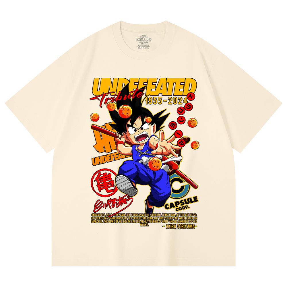 

Хлопковая футболка унисекс с принтом Goku из Dragon Ball V14, 230 г/м², 100% хлопок, плотный хлопок XS абрикосовый