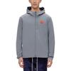 Anta Champion All-Weather Series Solid Color Zipper Hooded Fleece Woven Jacket Men Jackets Cloud-Gray 152410602-5