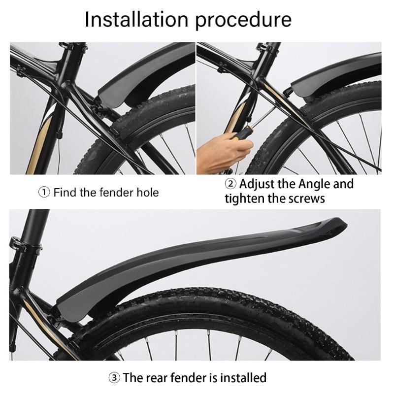 Universals Bicycles Mudguard Thicken and Widen Bicycles Mudguard Mountain Bike Mud Guard Cycling Front Rear Mudguards