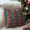 45x45cm 30x50cm Square Pillow Cases Christmas Scottish Tartan Plaid Cushion Covers Bed Sofa Pad Party Decor Throw Pillow Cover