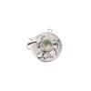 Green Amethyst Gemstone 925 Sterling Silver Jewelry Handmade Women Pendant0.92" CP-34-11