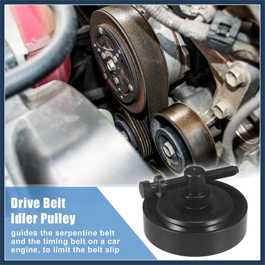 97834-29010 Car Drive Belt Tension Pulley for Hyundai Accent Elantra Tiburon Tucson 1995-2012 for Kia Soul 2010-2011 Belt Tensioner Idler Pulley
