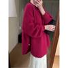 Loose Mid-length Sweater Pullover Top
