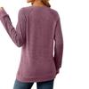 Women's Casual Fashion Long Sleeve Shirt Oversized Solid Color Tops