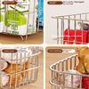 Onion Ginger Garlic Kitchen Shelf Wall Hanging Condiments Spice Vegetable Fruit Storage Rack Wall Drain Basket Punch-Free