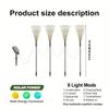 Solar Firework Fairy Lights 240-400 LED Outdoor Garden Decoration 8 Flashing Modes Lawn Pathway Lights Patio Party Wedding