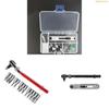 K1AE Multifunctional Ratchet Socket Screwdriver Set with Comfortable Grip Upgrades for Tight Spaces & Various Screw Types