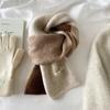 Contrast Color Scarf for Women Autumn and Winter Korean Version Cute Student Warm Knitted Knitted Matching Color Matching Decorative Scarf