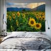 Blumen Sonnenblumen Wandteppich Büro Wohnzimmer Dekoration Zuhause Wandteppich