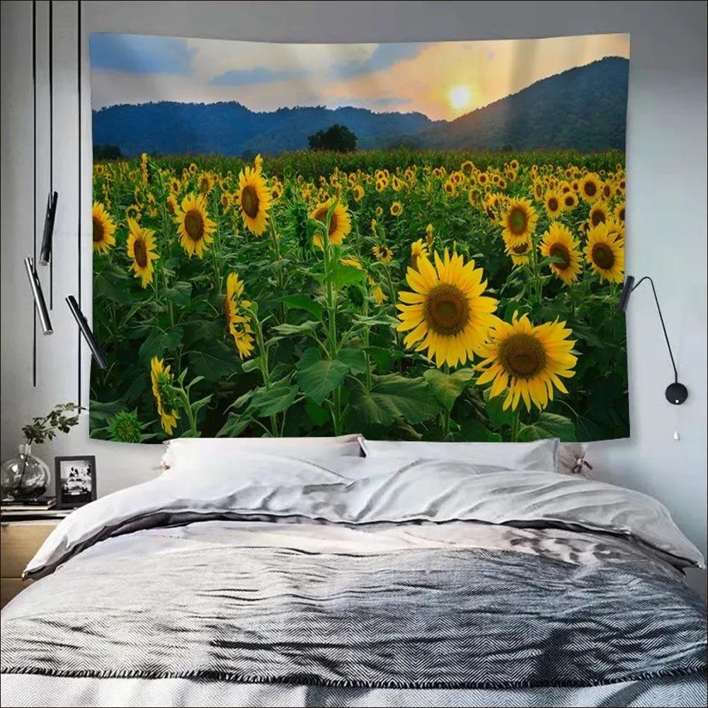 Цветочный гобелен с подсолнухом — фото 7