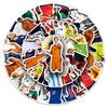 60 Pcs Soccer Star Stickers Sports Theme Decals for Luggage
