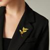 The Osmanthus Brooch Is A High-end, Elegant and Simple Item for Women. The Brooch Has A Niche Design Sense