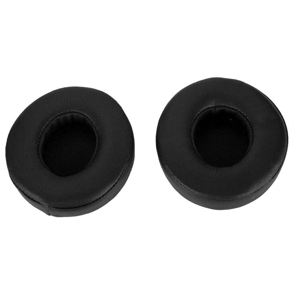1 Pair Ear Cushion Headphone Pads for SOLO2.0 3.0 Wireless Bluetooth Headset (Black)