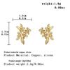 Minimalist 925 Silver Flower Zirconia Stud Earrings - Versatile Light Luxury Earrings for Women