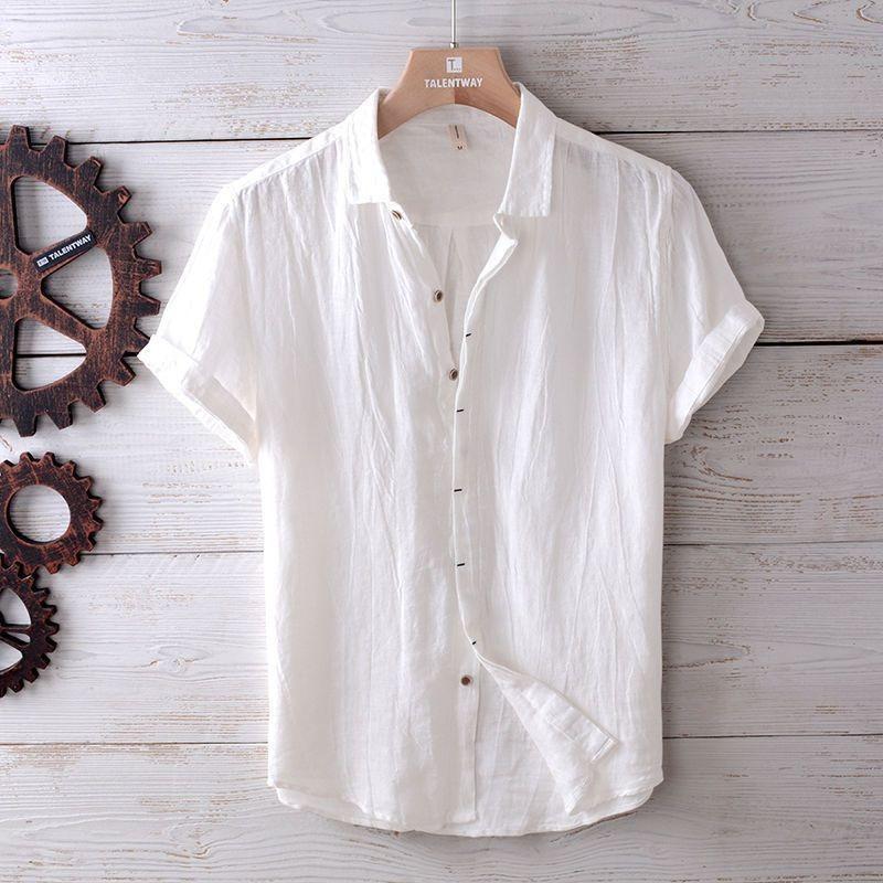 HNXC Women's Fashion Casual Summer Spring POLO Neck Short Sleeve  Blouses & Shirts Classic Exquisite