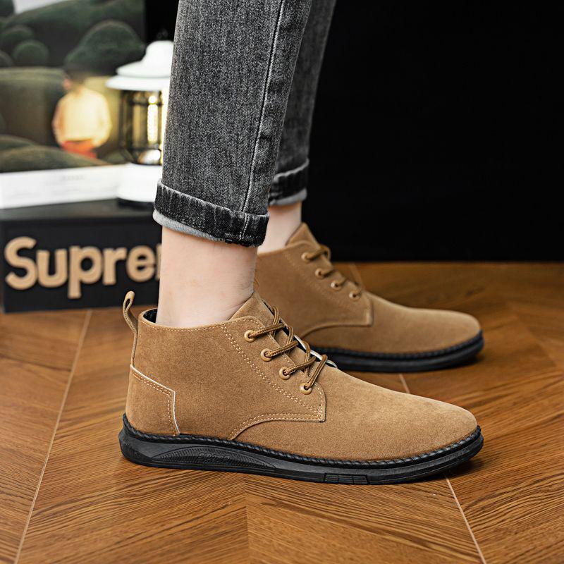 

Men s Fashion High-Top Breathable Martin Boots for Spring and Autumn 39