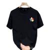 American Printed Cotton Short-Sleeved T-Shirt Men'S Loose Round Neck Short-Sleeved Couple'S Casual Versatile Half-Sleeved Bottoming Shirt