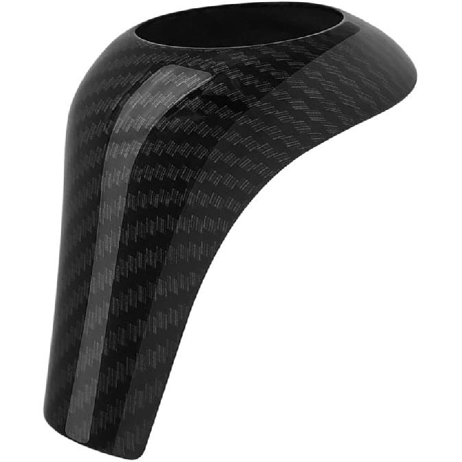 

Center Console Gear Shift Knob Cover Cap, Carbon Fiber ABS Car Center Gear Shift Head Cover Trim, Compatible with Mercedes-Benz A-CLASS C-CLASS