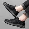Men's Black Korean Style Casual Sports Board Shoes - Autumn/Winter Fashion