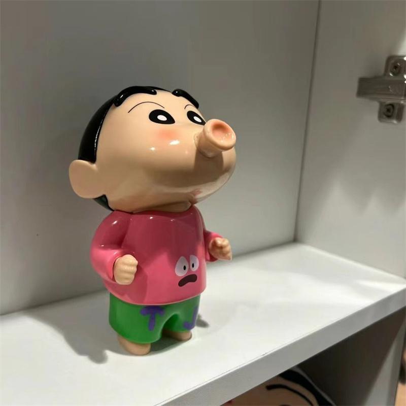 

Розовый мелок Shin-Chan милые украшения подарок маленькое украшение для рабочего стола