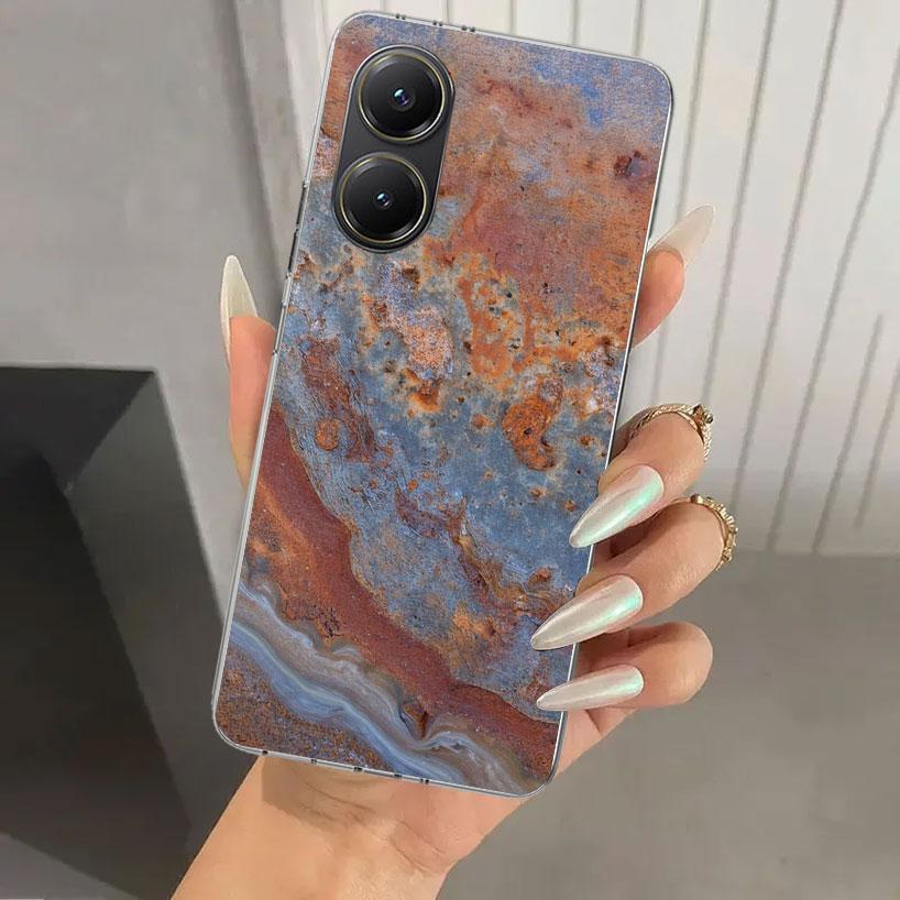 Vintage Industrial Style Rusty Pattern Phone Case for Xiaomi Poco X5 X6 X7 Pro F7 Ultra M7 Redmi 15 15C 13 13C 12 12C 10 10A 10C