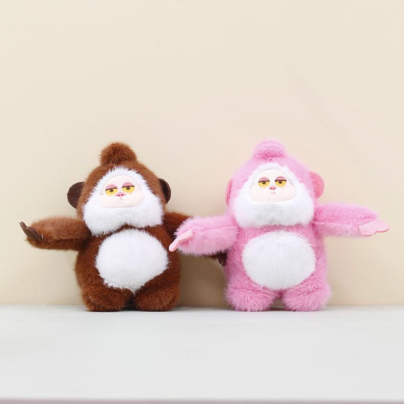 King Cute Kong Keychain Cartoon Stuffed Monkey Plush Toy Perfect Keyring Doll