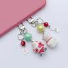 Creative Fun and Lovely Snowman Keychain Charm Pendant Fashion Accessory for Crafting and Festive Holiday Decorations