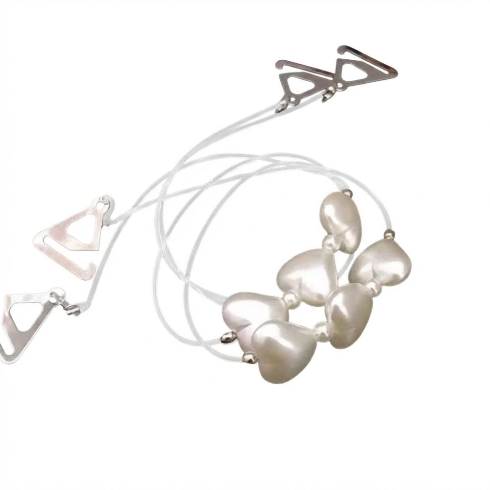 Invisible Transparent Bra Straps Star/Love/Shell Adjustable Shoulder Strap Anti Slip Clear Bra Straps Evening Dress