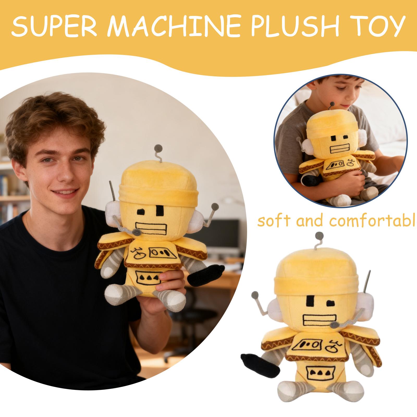 

Плюшева лялька, іграшка в подарунок, мультфільм, дитяча ганчіркова лялька, дитяча подушка в подарунок One Size жовтий