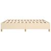 Vidaxl Bed Frame Without Mattress, Cream, 200X200 Cm, Upholstered