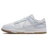 Dunk Low Next Nature Football Grey Gomma Sneakers da Donna Bianco Gomma-Marrone Chiaro FN6345-100