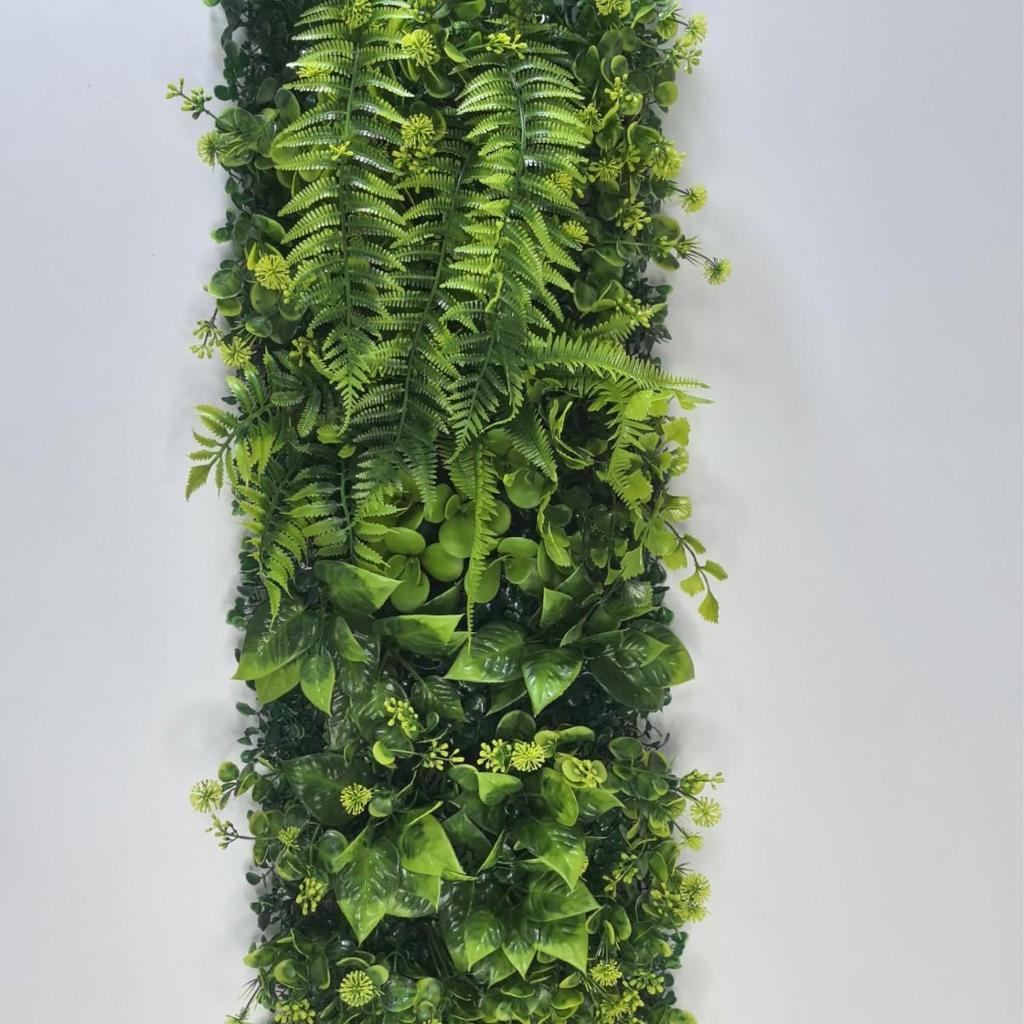 25x75CM Artificial Fern Green Wall Panel for Home Decoration