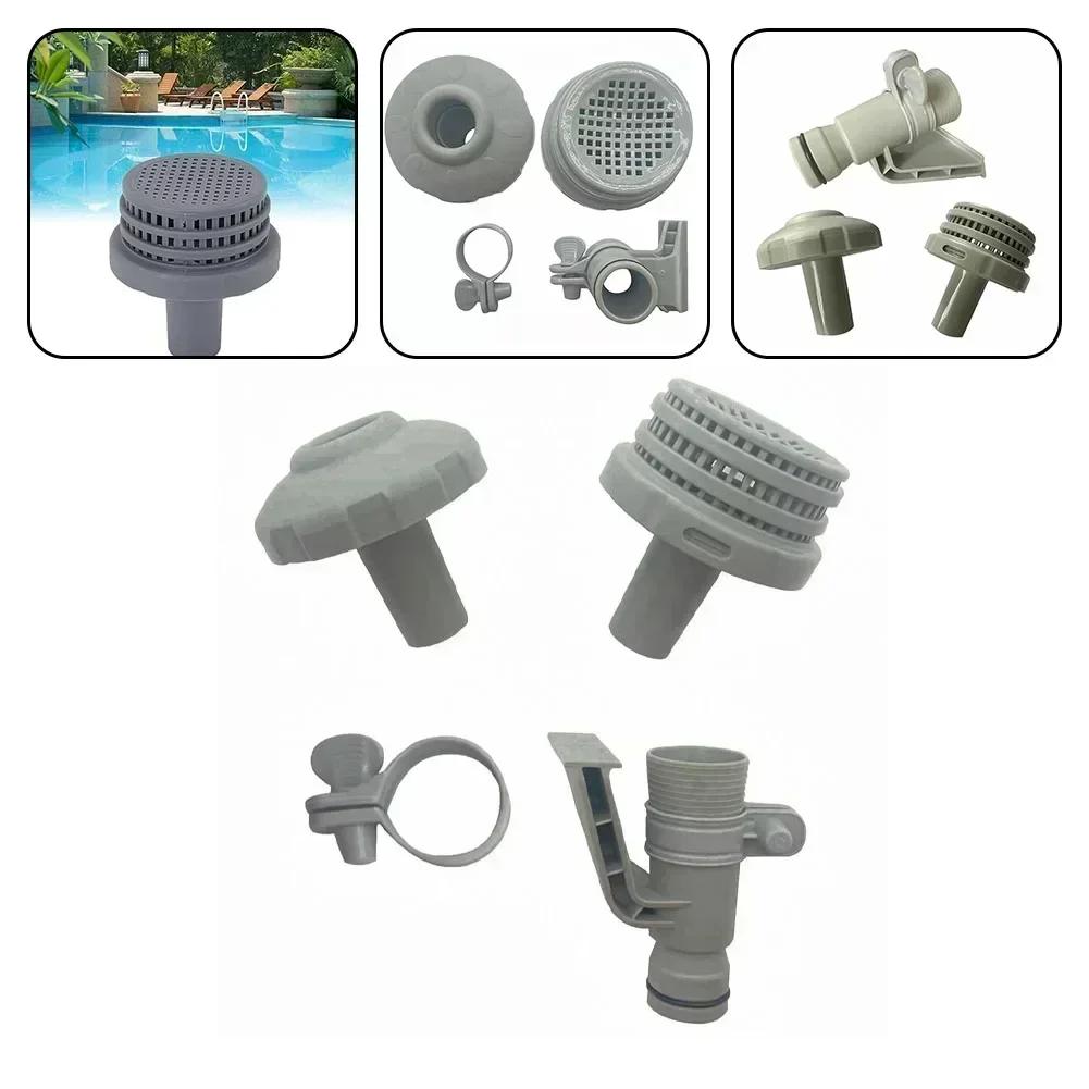 Pool Pump Hose Holder Nozzle Hose Holder Above Ground Swimming Pools Complete Installation Kit High-Quality Plastic Materials