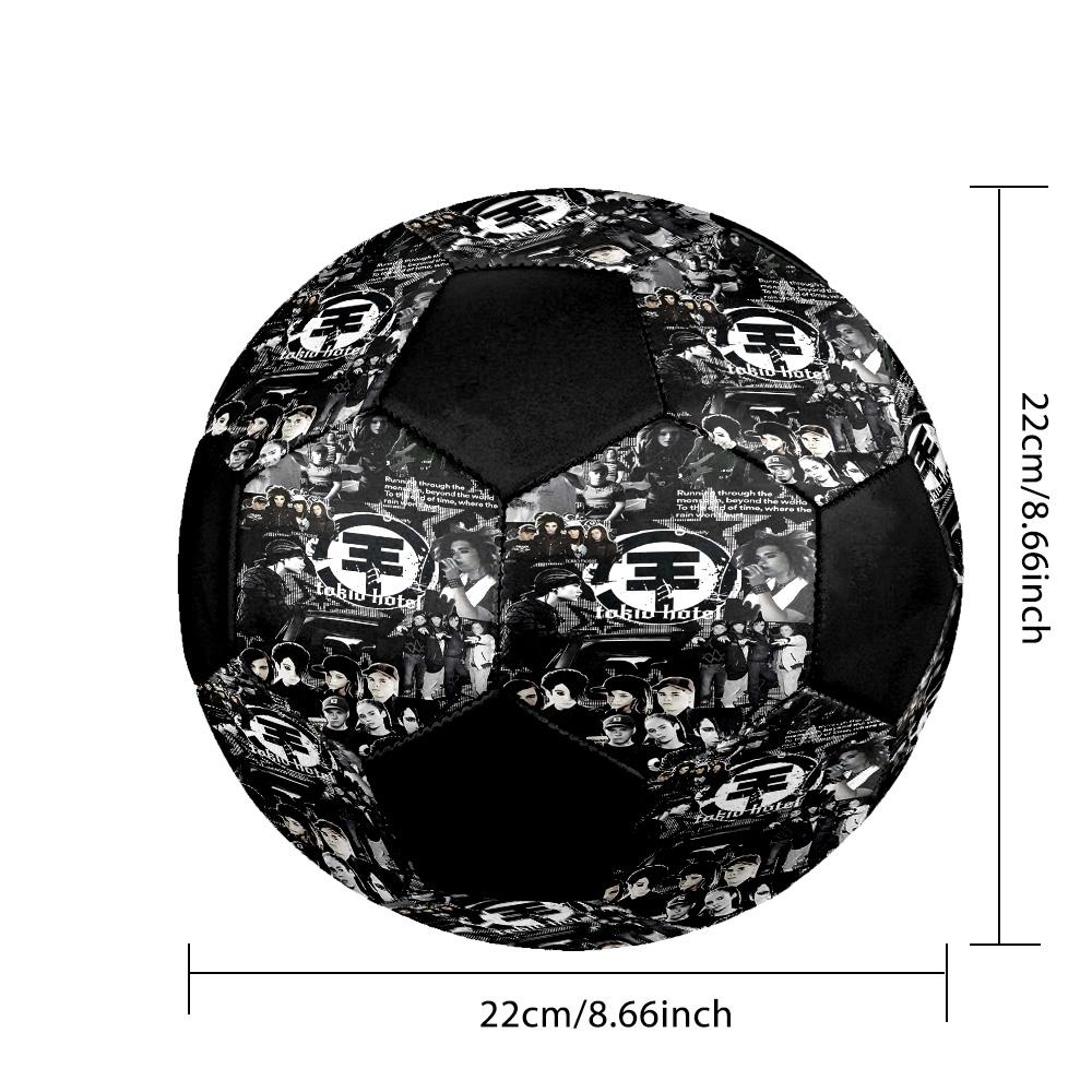 TH Band Indoor Soccer Ball Colorful All Ages Size 5 Machine Stitched PVC Competition Ready Durable High-Bounce