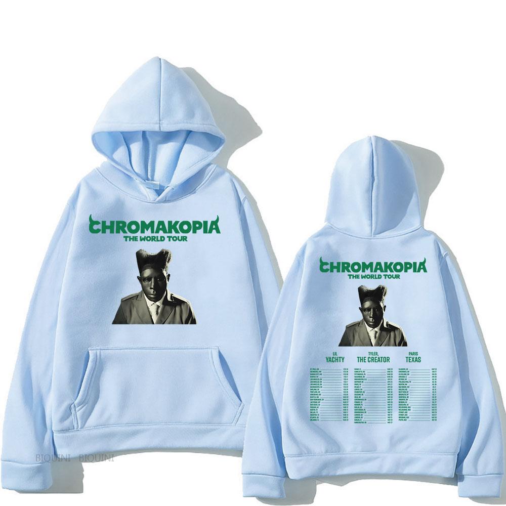 Chromakopia The World Tour 2025 Hoodies Rapper Tylerr The Creator Printing Sweatshirts for Winter Unisex Hoody