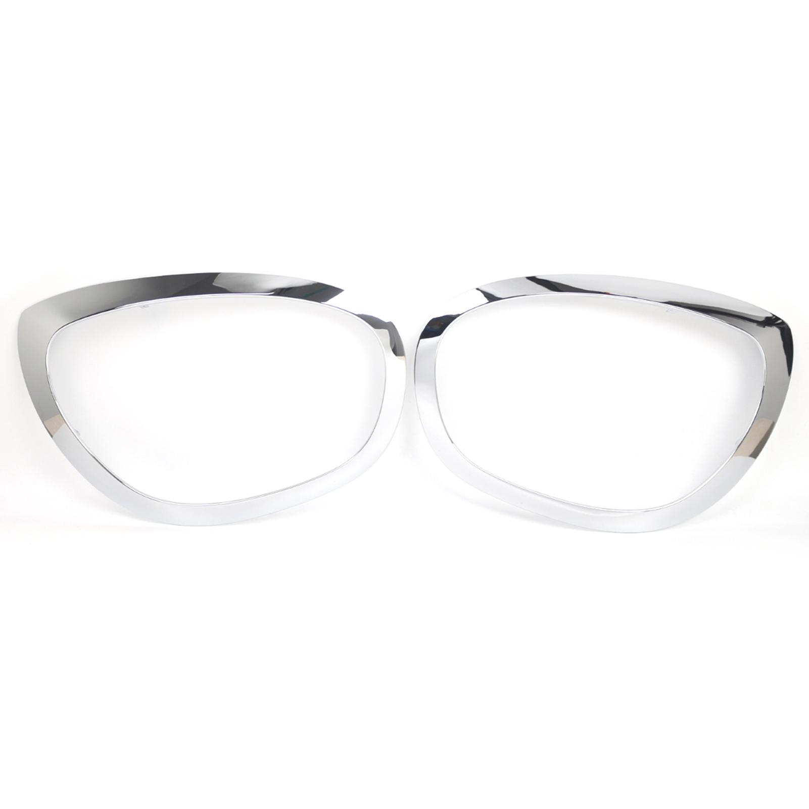 

Накладка фары, 2 шт. Левая и правая рамка фары накладка-ободок замена для BMW Mini F60 F61 2017 2023, Chrome Silver