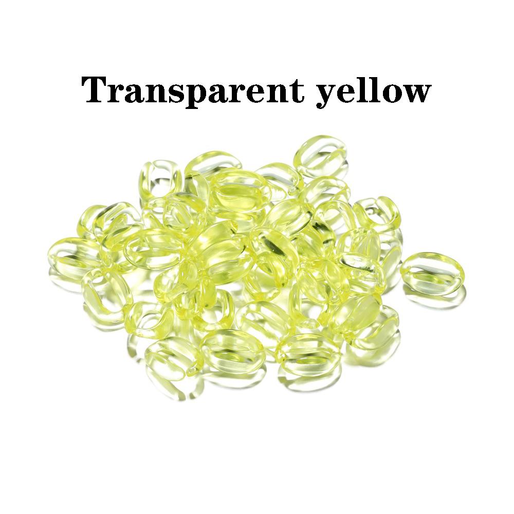 50 sztuk/partia 16*11mm kolorowe akrylowe ogniwo łańcucha naszyjnik dla naszyjnik DIY bransoletka Making plastikowe ogniwa łańcuszka tworzenia biżuterii