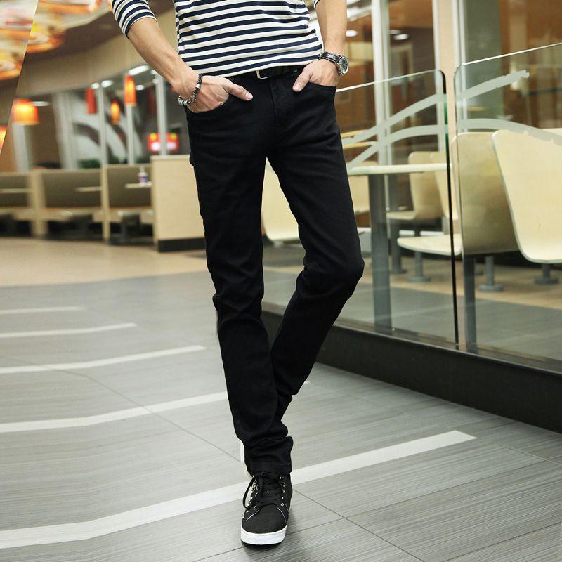 Black Jeans Cod Pants Pants Korean Casual Pants Men 2018 New Fashion Hot